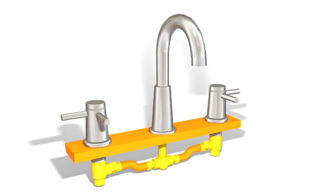 3d Mixing Water Tap Model Design Max File