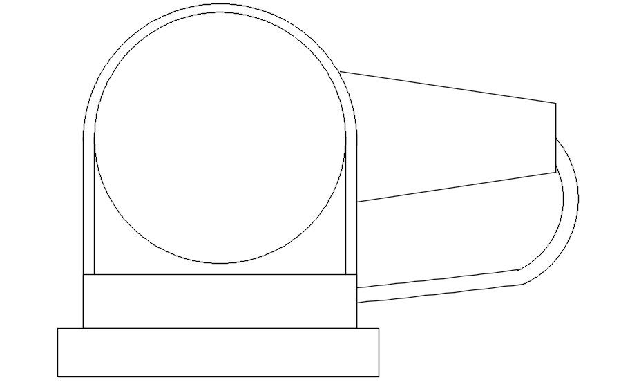 Bathroom cad blocks in AutoCAD, dwg file.
