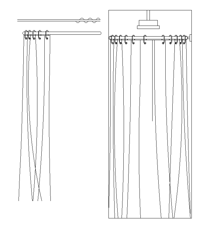 Bathroom handle design is given in this AutoCAD model. In this two types of handles are given. Download now.