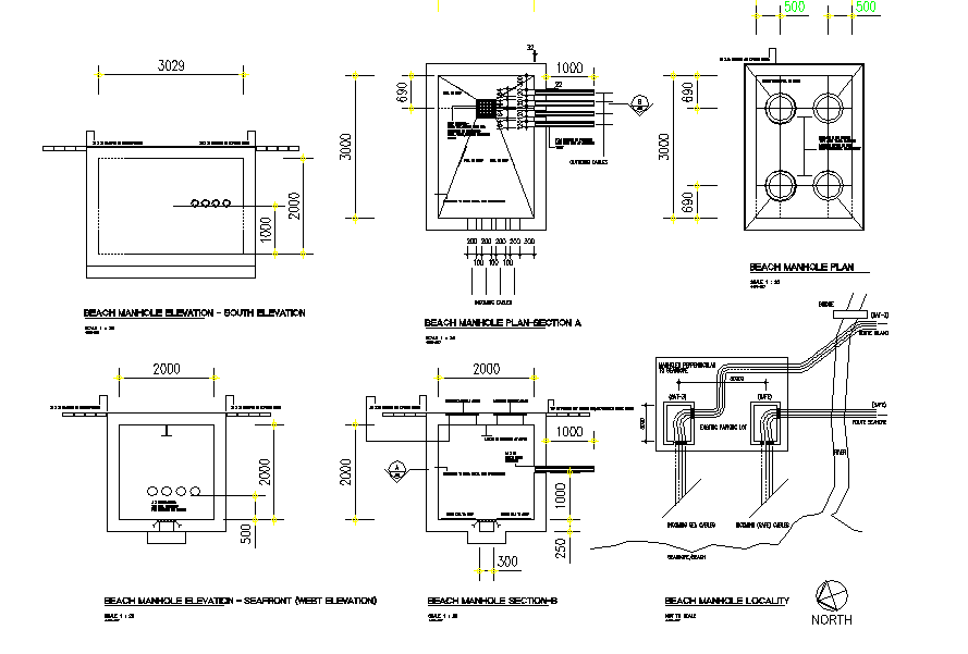 Beach Man Hole locality design Project