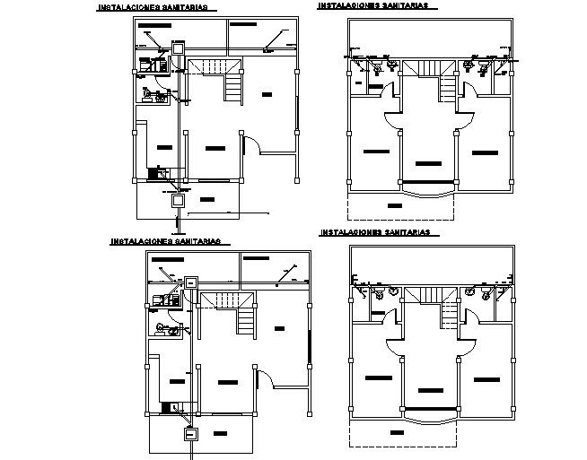 Beach house 3 D detail dwg file