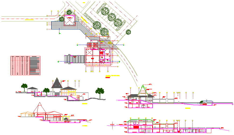 Beach vacation clubhouse