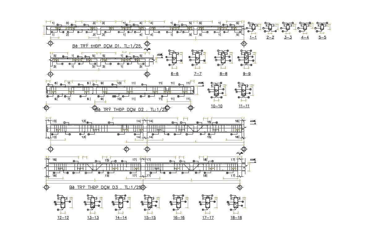 Beam Column Joint Reinforcement Detail Auto CAD File Free Download
