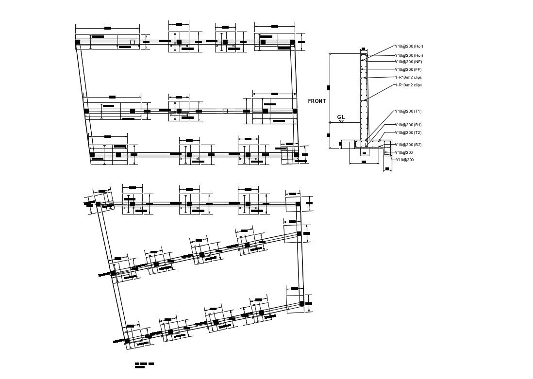 Beam Detail Drawing DWG File Free Download 