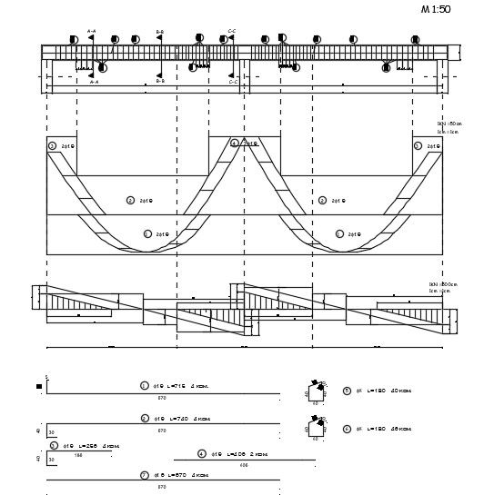 Beam Section CAD Drawing Free Download DWG File