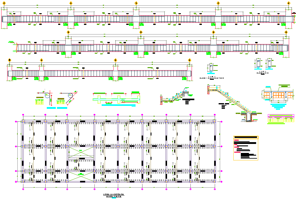 Beam plan and section house layout file