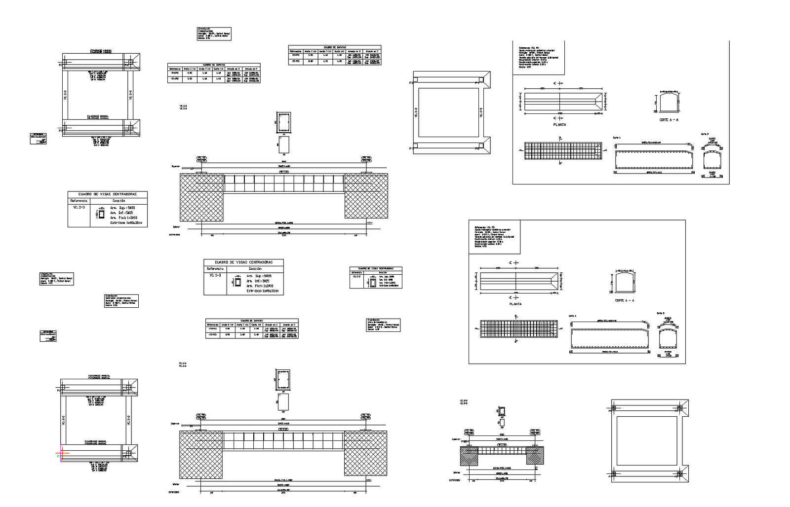 Beam plan detail dwg file.