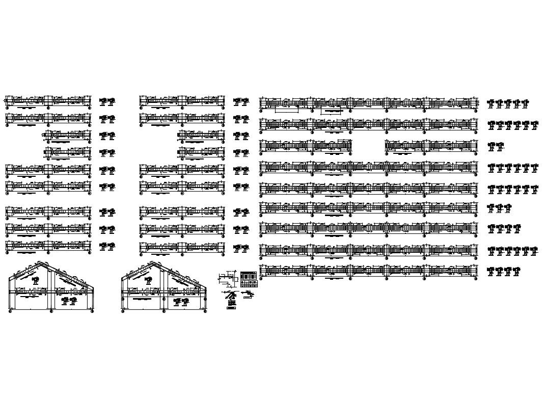 Beam schedule of house cad constructive structure details dwg file