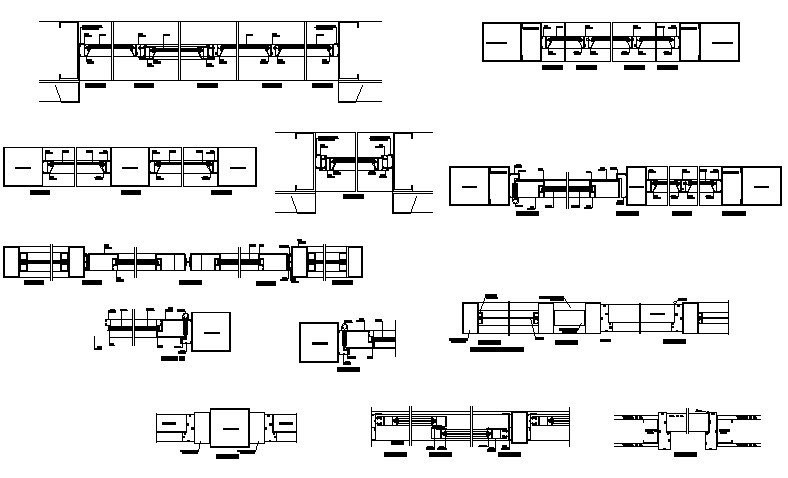Beam section detail dwg file