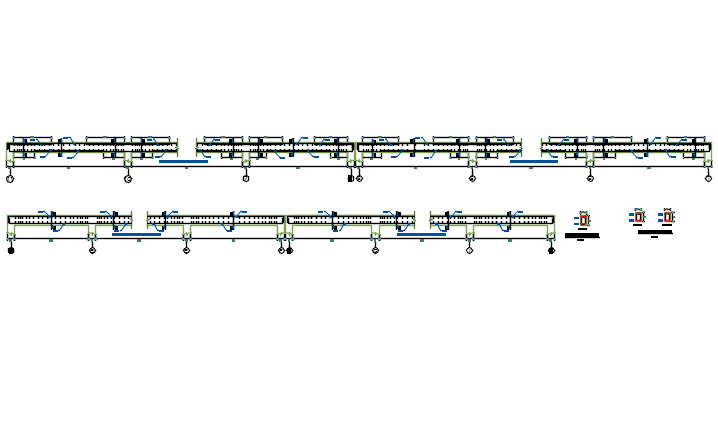 Beam section detail dwg file