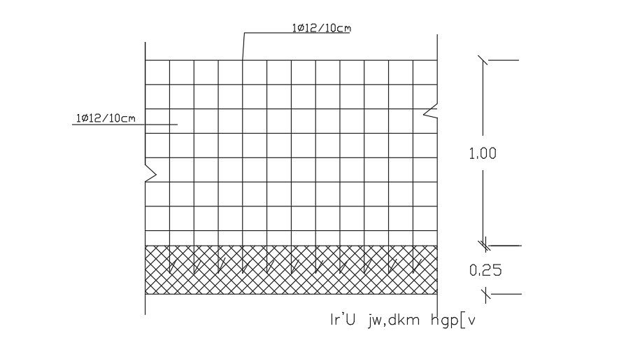 Beam Elevation Drawing AutoCAD File