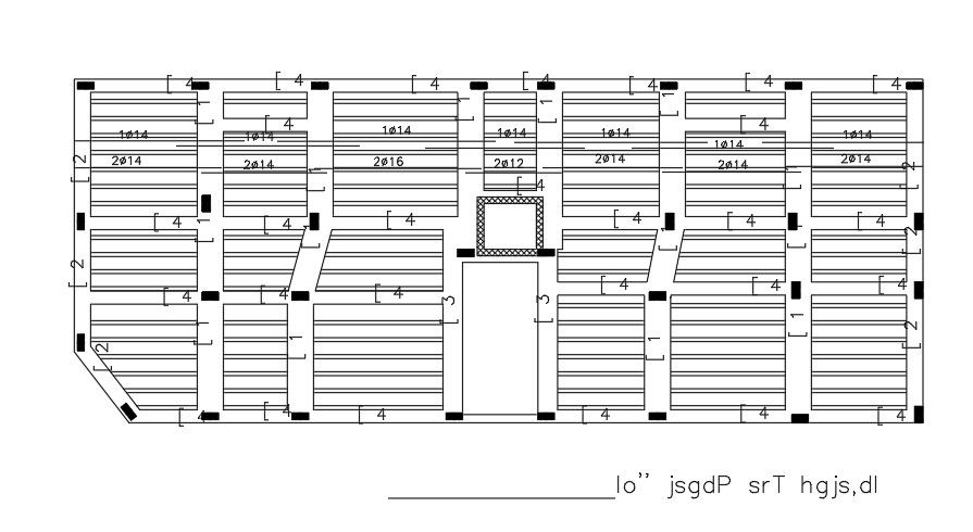 Beam Plan Of House Building DWG File Download