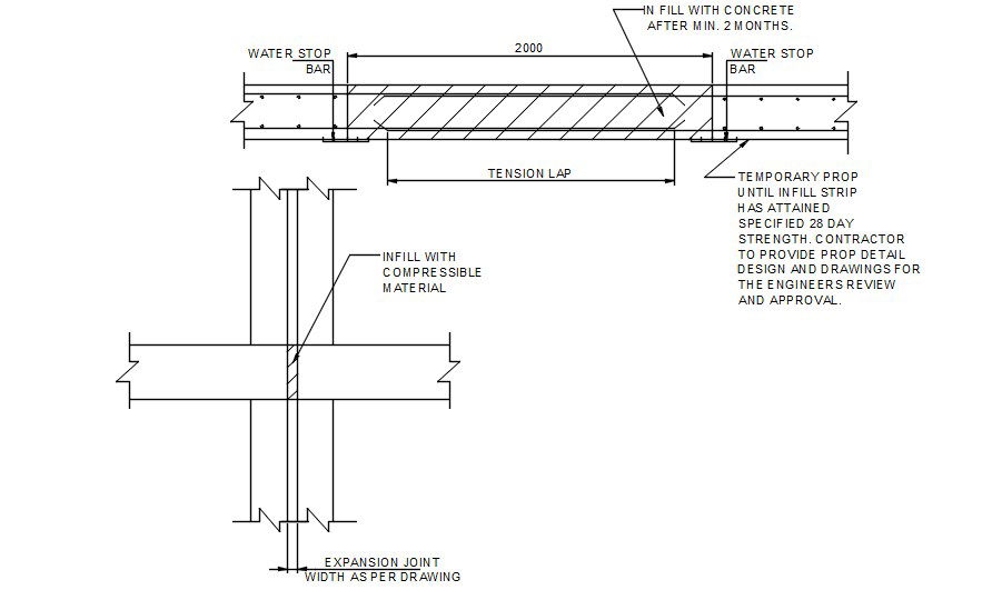 Beam Reinforcement Layout details are given in this AutoCAD 2D Drawing file. Download the free AutoCAD file.