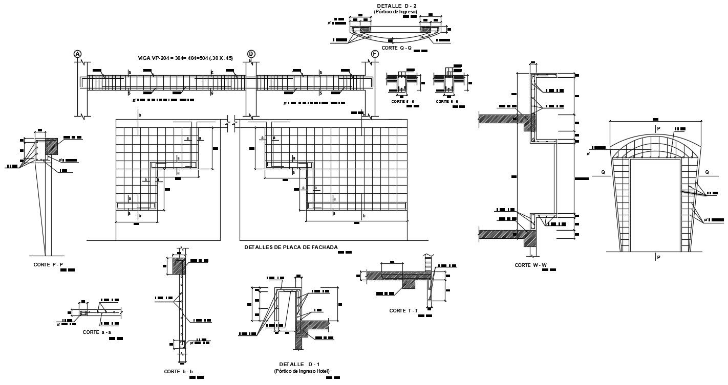 Beam detail cad drawing is given in this cad file. Download this 2d cad file now.