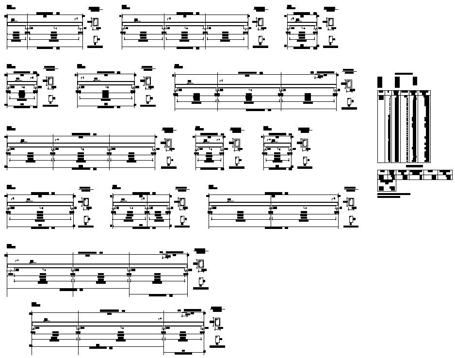 Beam section typical AutoCAD Drawing sectional layout plan.Download the AutoCAD DWG file.
