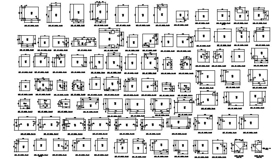Beam stiffener of the Vacuum filter is given in this 2D AutoCAD DWG drawing. Download the AutoCAD 2D DWG file.