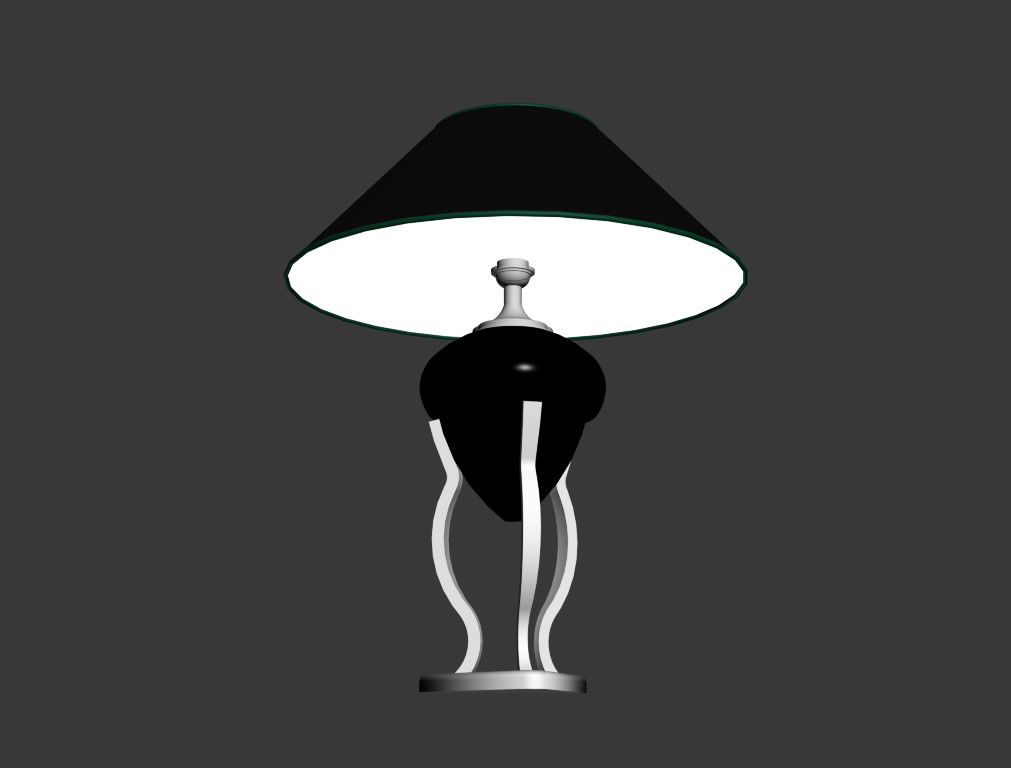 Beautiful 3d lamp model cad drawing details max file