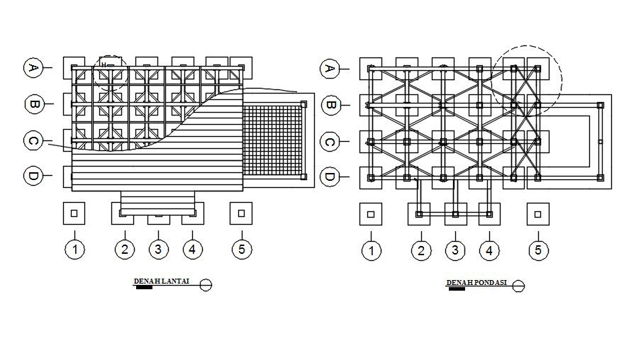 Beautiful wooden house plan is given in this Autocad drawing file. Download the Autocad DWG file.
