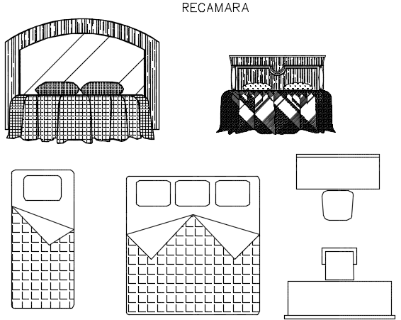 Bed detail dwg file
