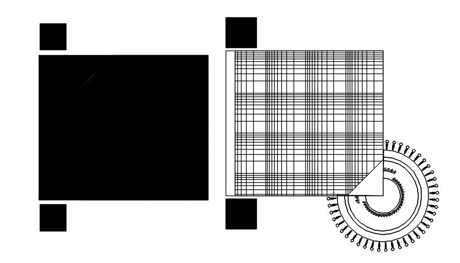 Bed Layout in 2D CAD Block Created in AutoCAD DWG File