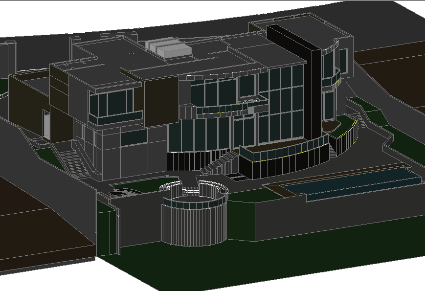 Big bungalow elevation detail
