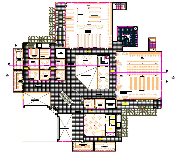 Big office meeting room , conference room dwg file