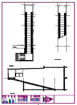 Bike ramp section detail design drawing