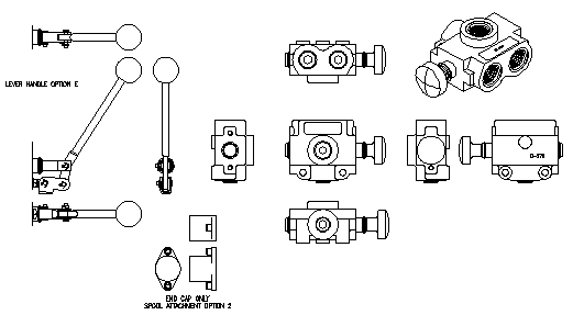 Block of shaft machine design drawing