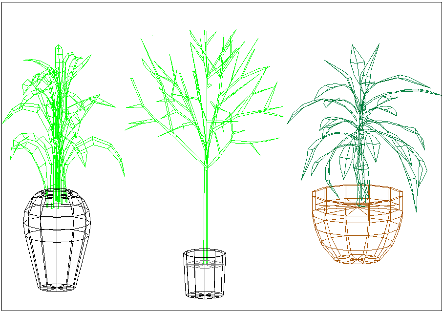 Blocks and logos about fruits and tree dwg file