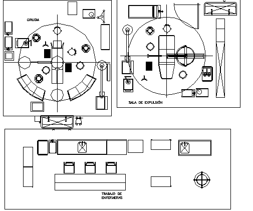 Blocks of Hospital Operating Room dwg file