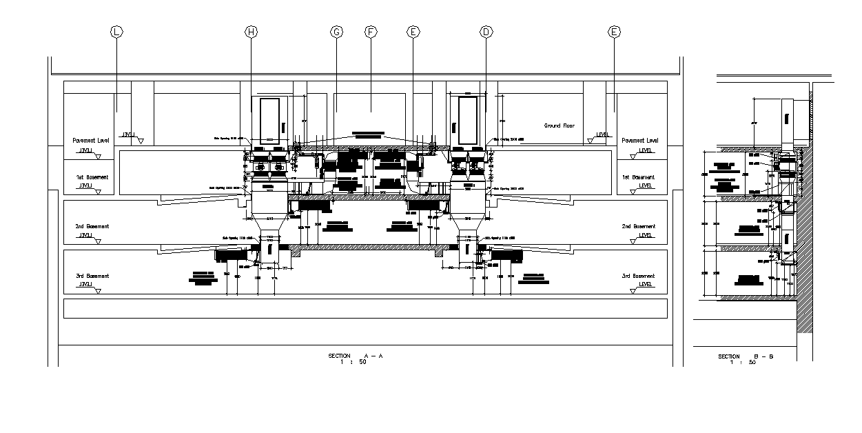 Boiler Plant Section CAD Drawing Download DWG File