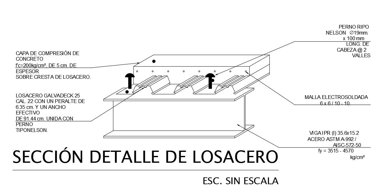 Bolt joinery section detail defined in this AutoCAD drawing file | Download 2d autocad drawing file.
