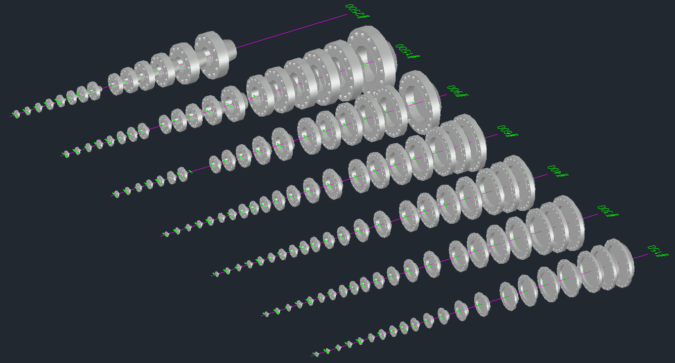 Bolts details , types of bolts with price listing 3d autocad dwg drawing .