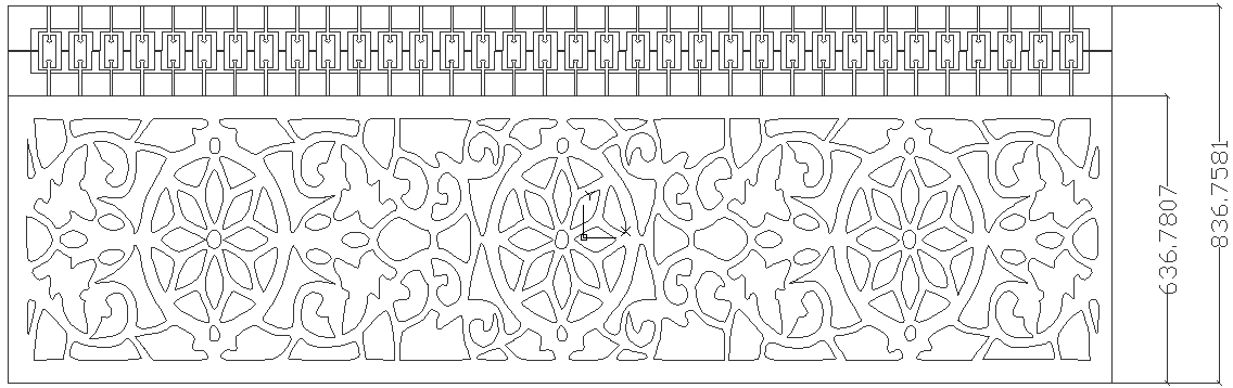 Border design for any project or event dwg autocad drawing .