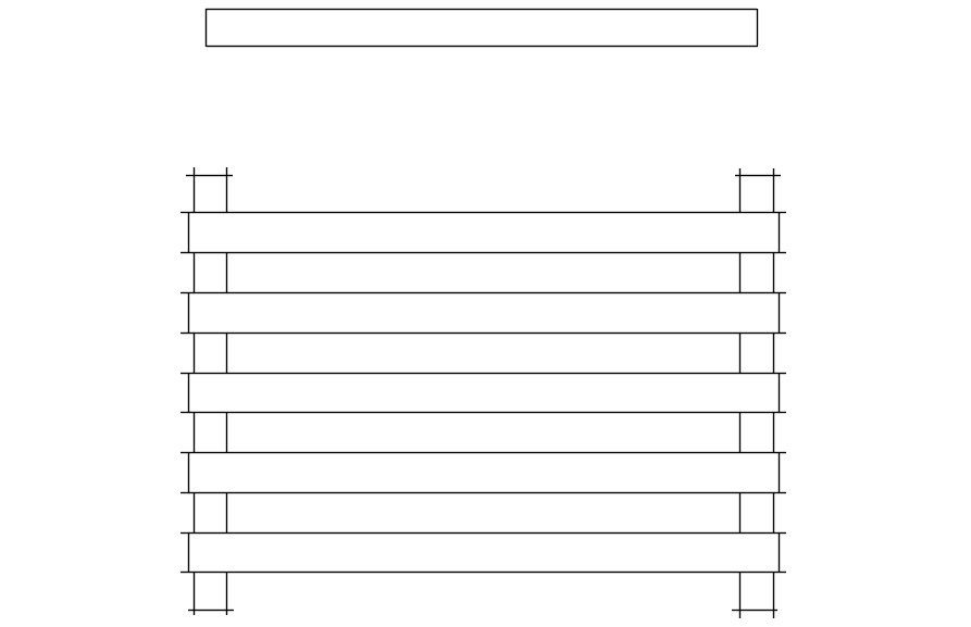 Boundary fencing design in detail AutoCAD drawing, dwg file, CAD file