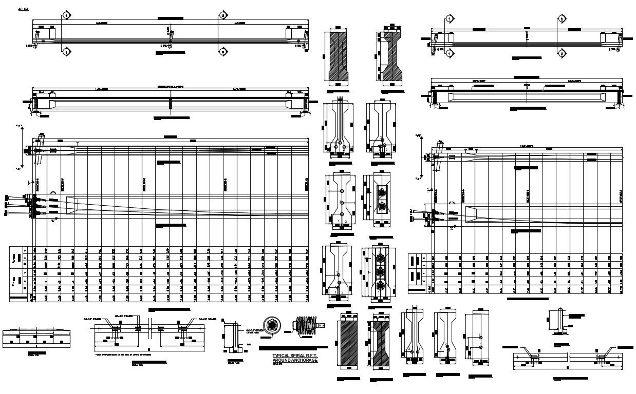Bridge Construction Details DWG File
