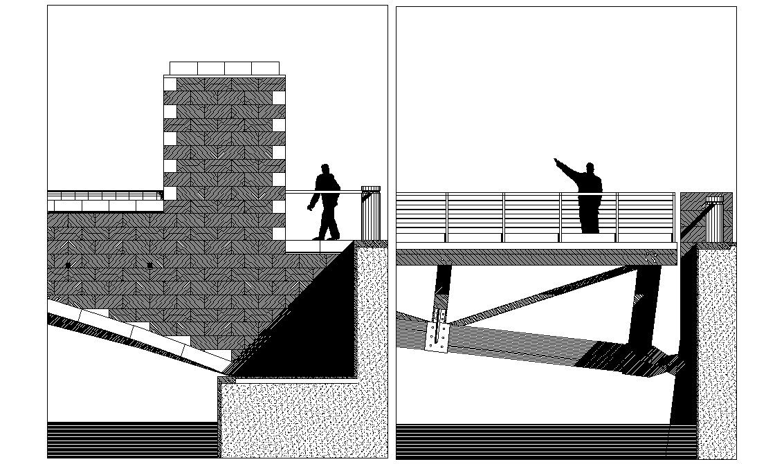 Bridge Elevation AutoCAD File Free