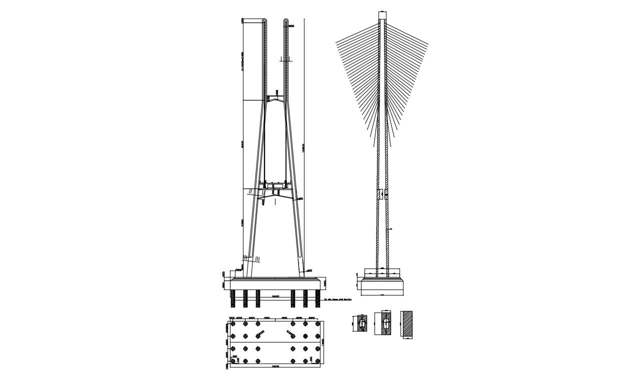Bridge Elevation DWG File Download 