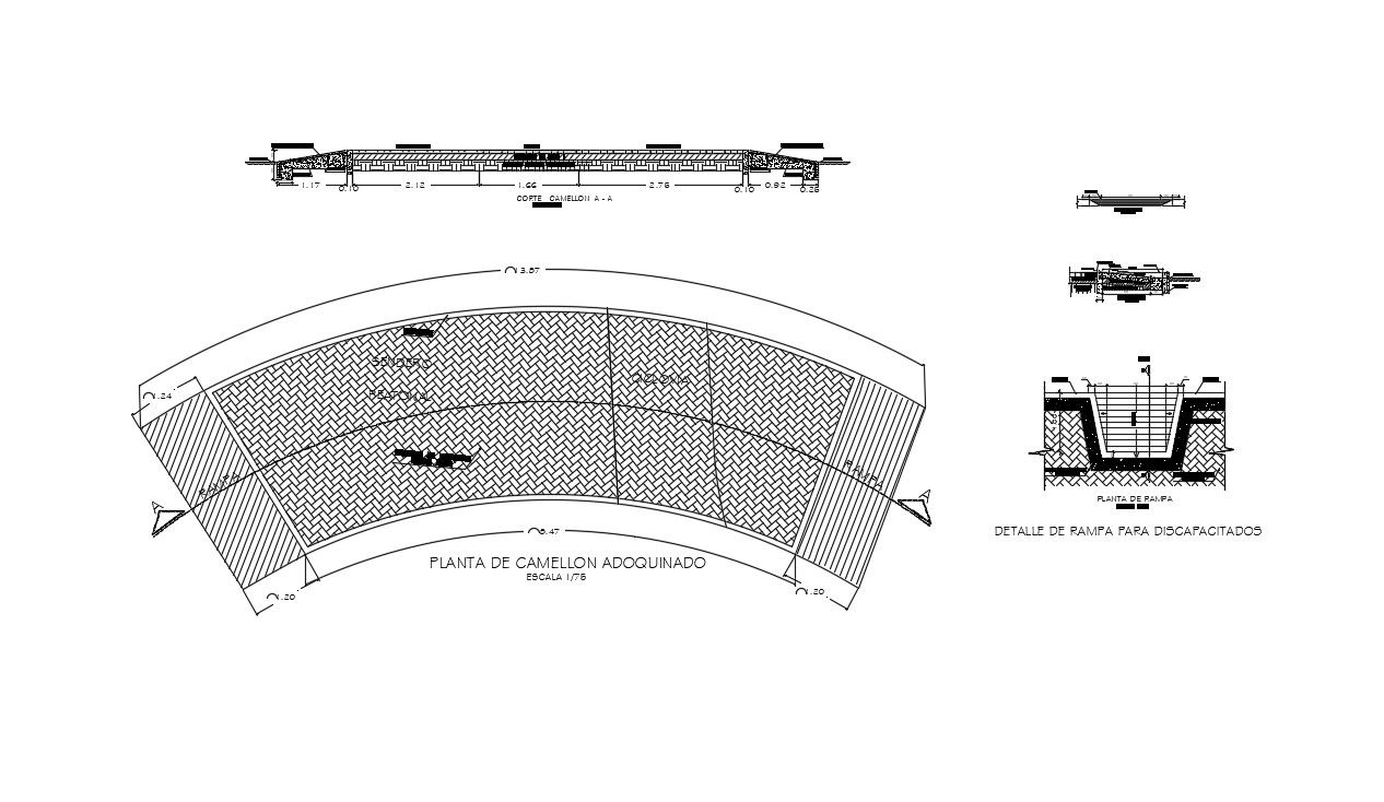 Bridge Structure Detail In AutoCAD File