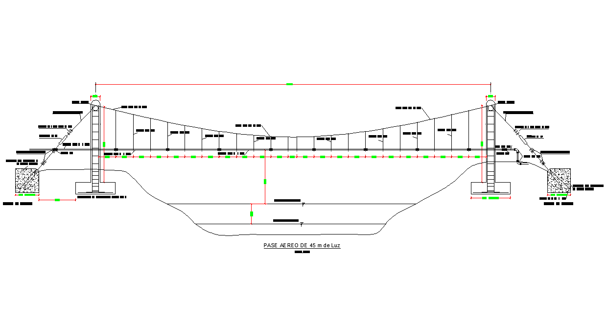 Bridge section plan layout file
