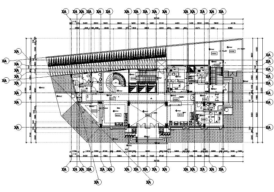Building Design Drawing CAD File Download