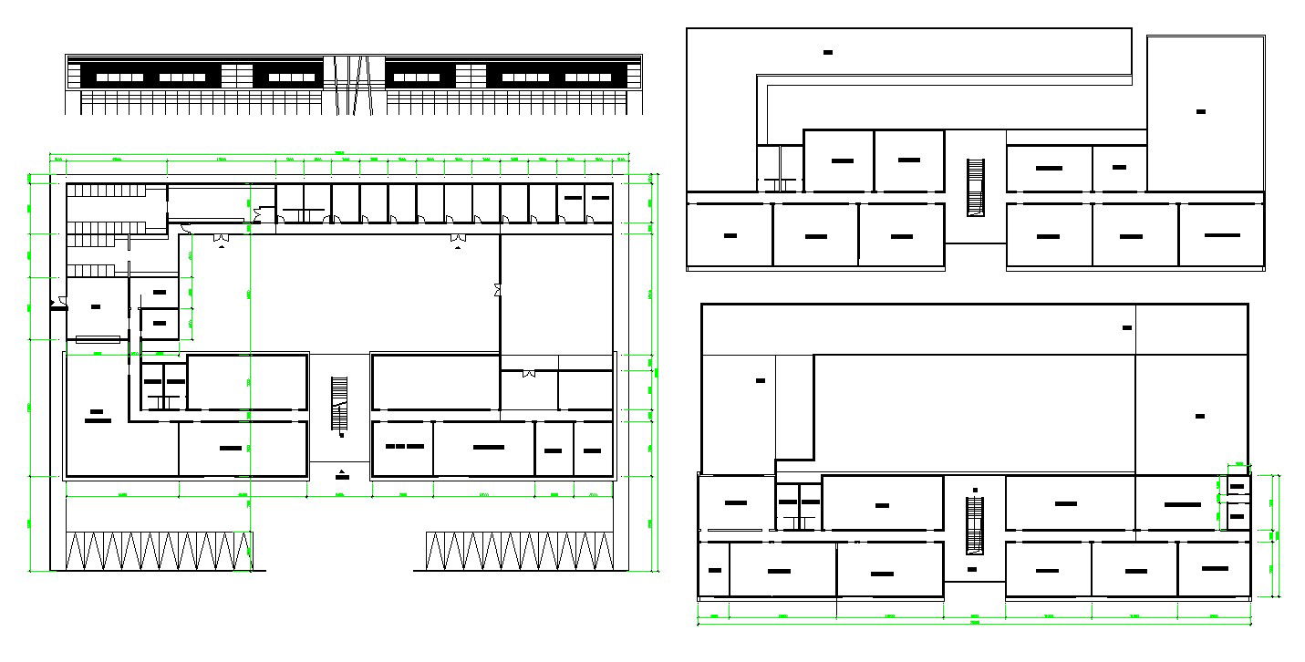 Building Floor Plan AutoCAD Drawing 