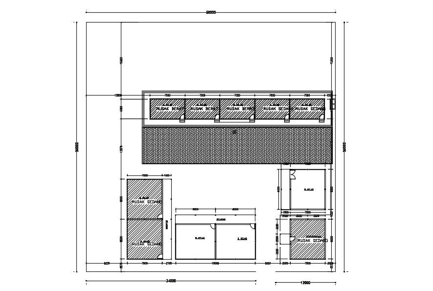 Building Layout Architecture AutoCAD Drawing Plan Download