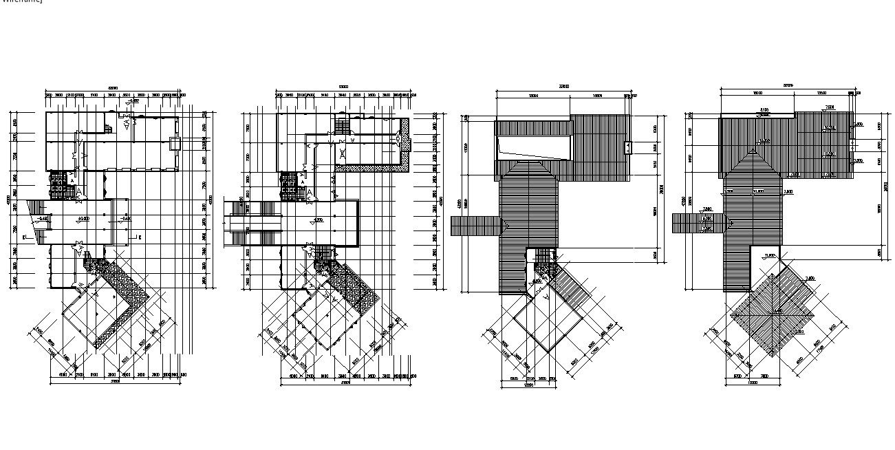 Building Layout Design AutoCAD Plan