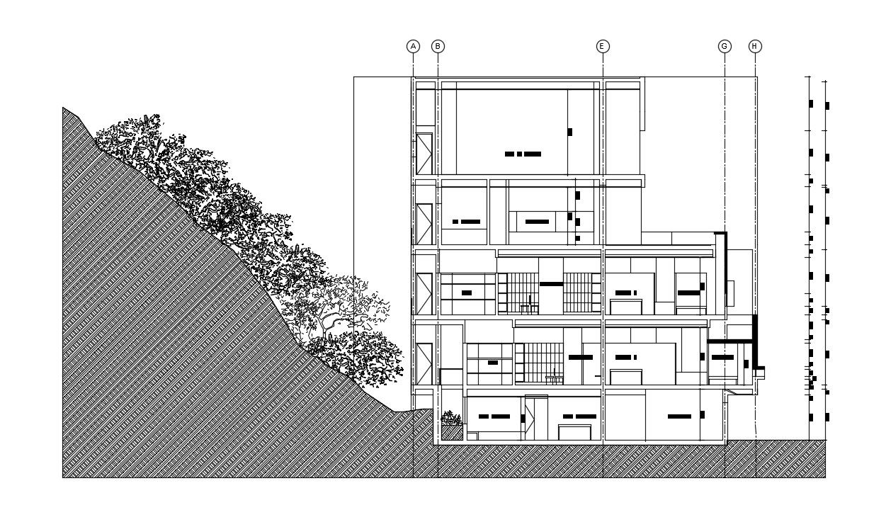Building Section AutoCAD File