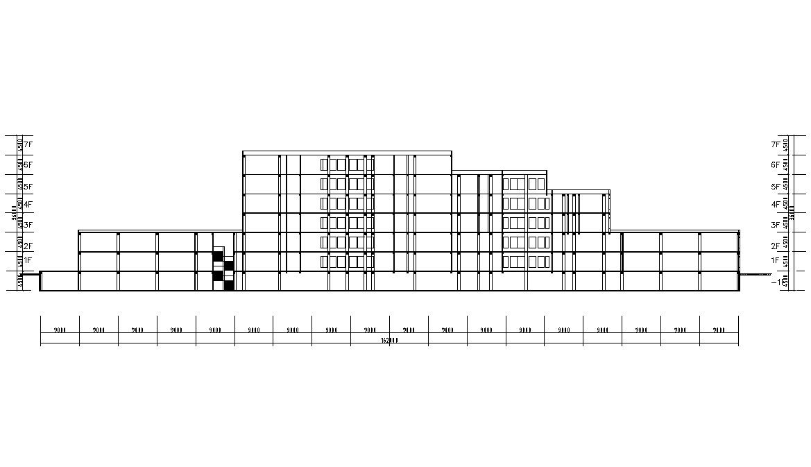 Building Section Drawing AutoCAD File Free 