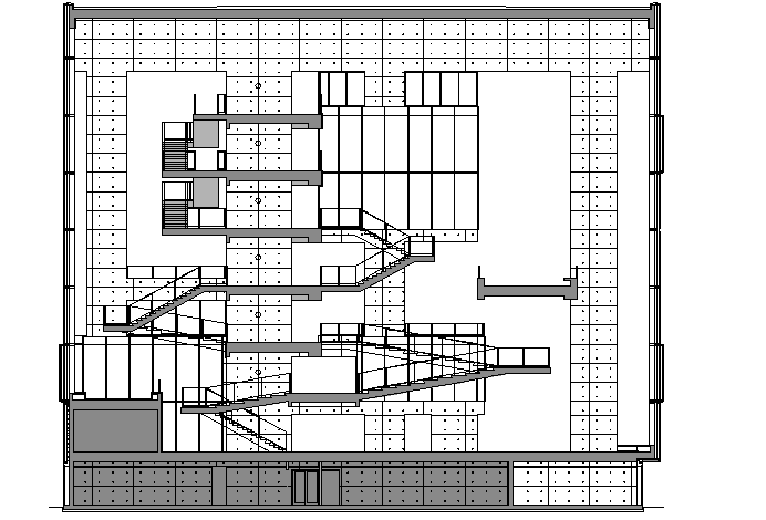 Building Section Plan Details dwg file