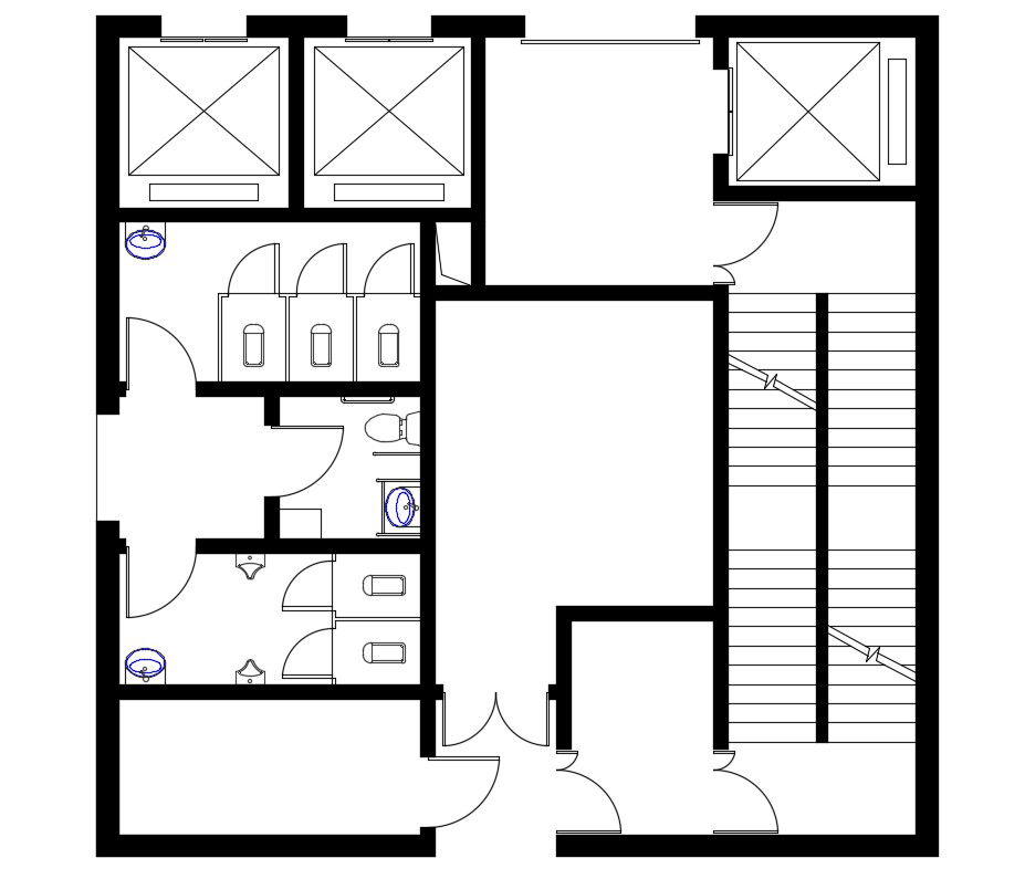 Building Service Design Layout CAD Plan Download