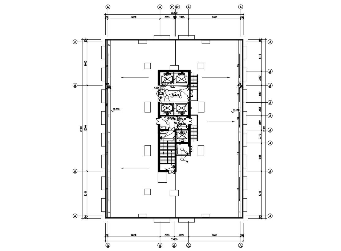 Building Service Room Design Layout Plan