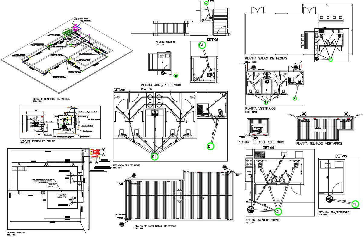 Building Services Layout Design 2d Architecture Layout AutoCAD Drawing Free Download